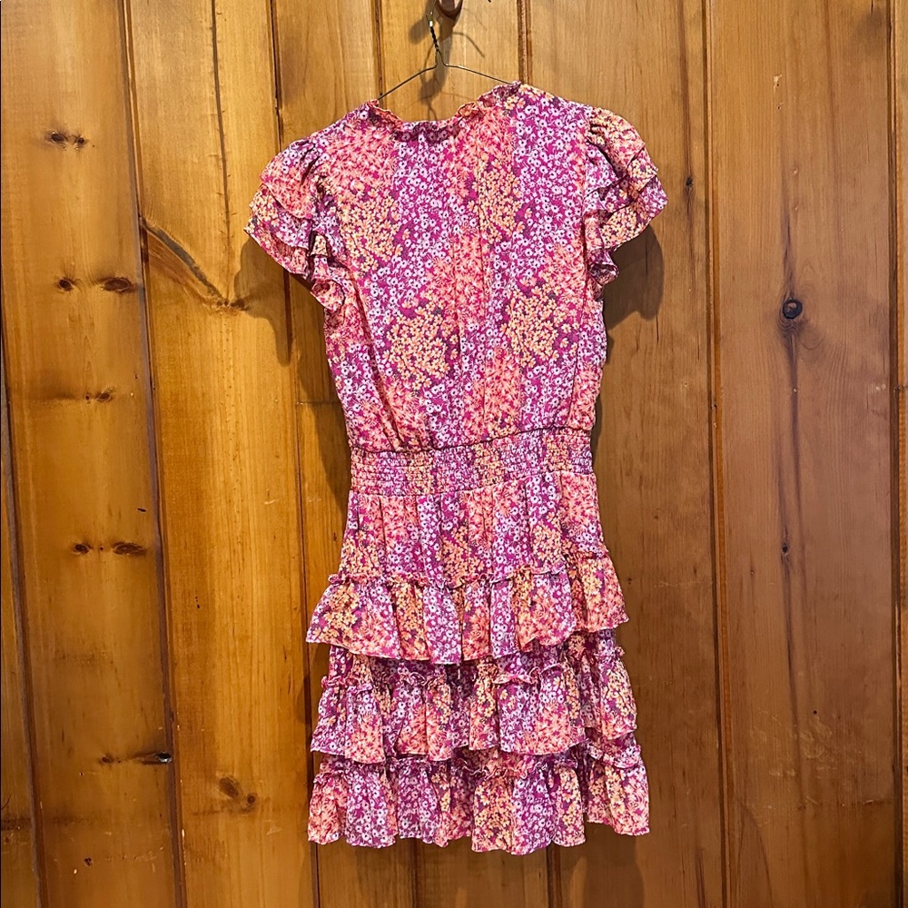 1. State Women’s Magenta Orange Floral Dress Size M - Picture 4 of 5